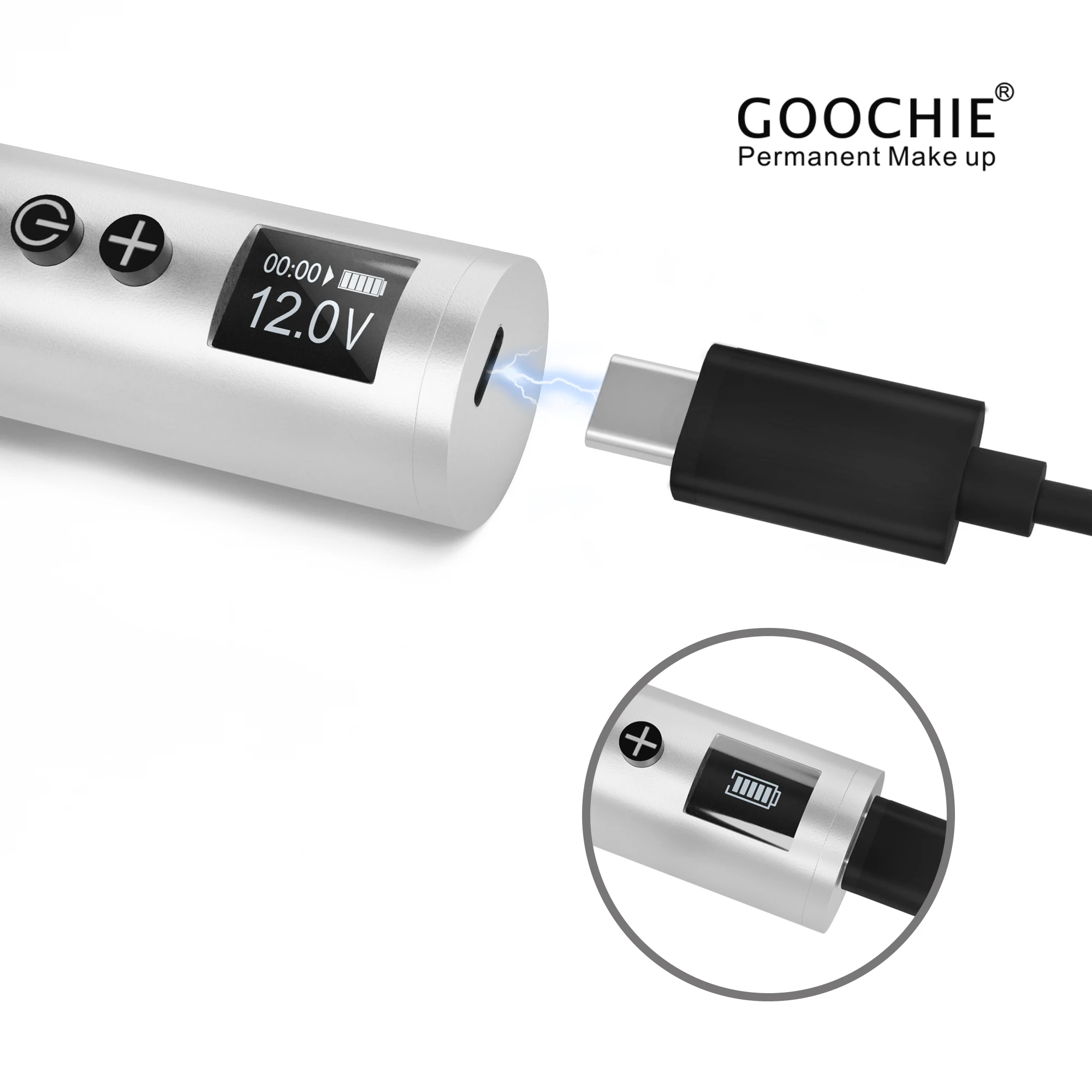 Goochie Portable Wired & Wireless Tattoo Machine Permanent Makeup Machine Tattoo Gun Pen