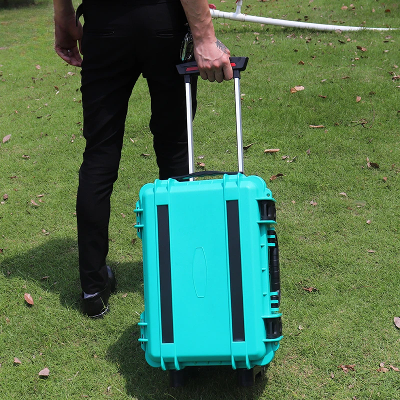 

Multifunctional Plastic Storage Box Pull Rod Tool Box Equipment Instrument Tool Case Organizer Camera Safety Box Waterproof