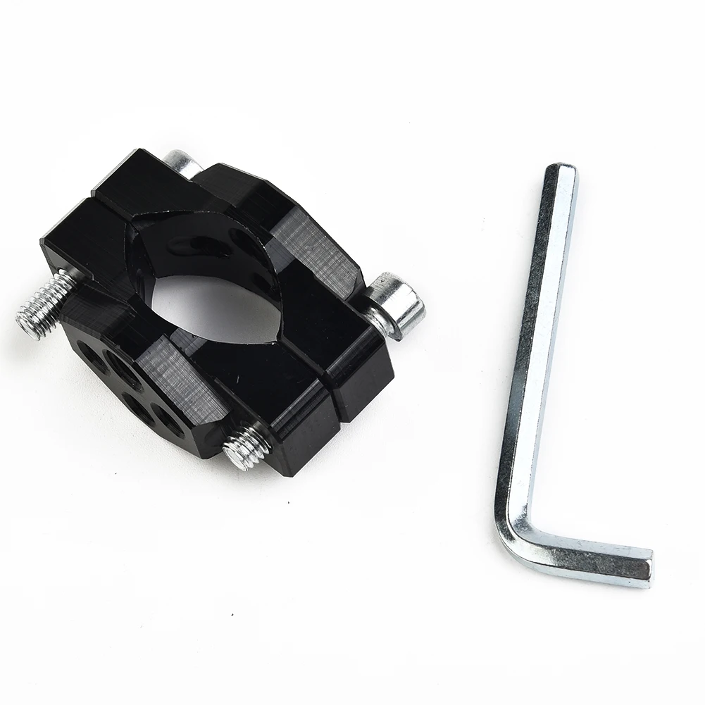 Adaptor Handlebar Bracket Clamp Holder Parts Accessories Aluminum Alloy Black Bumper Replacement Hight Quality