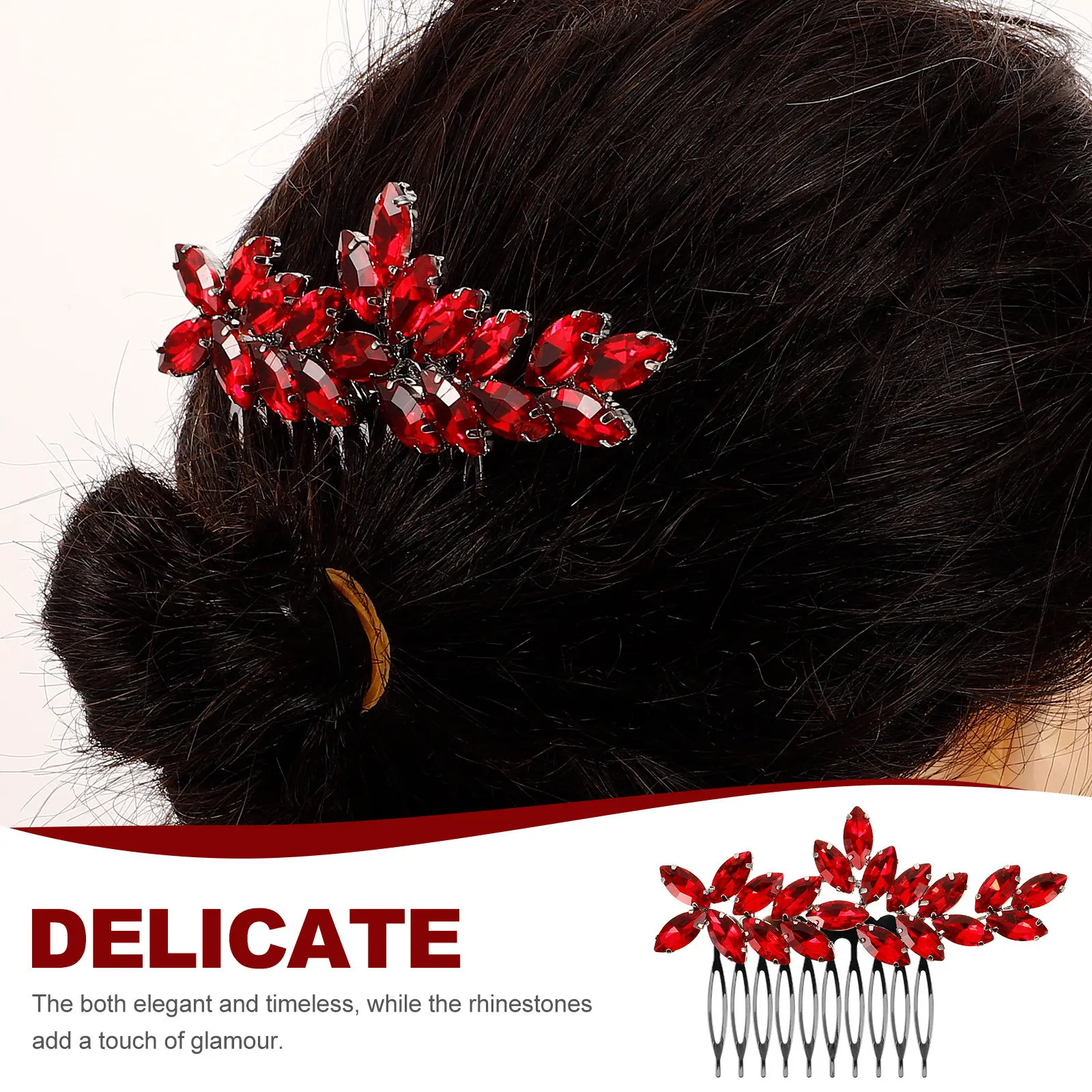 

Свадебная заколка для волос со стразами, боковая заколка для невесты, минималистичное украшение для волос для невесты и подружек невесты, элегантный декоративный аксессуар