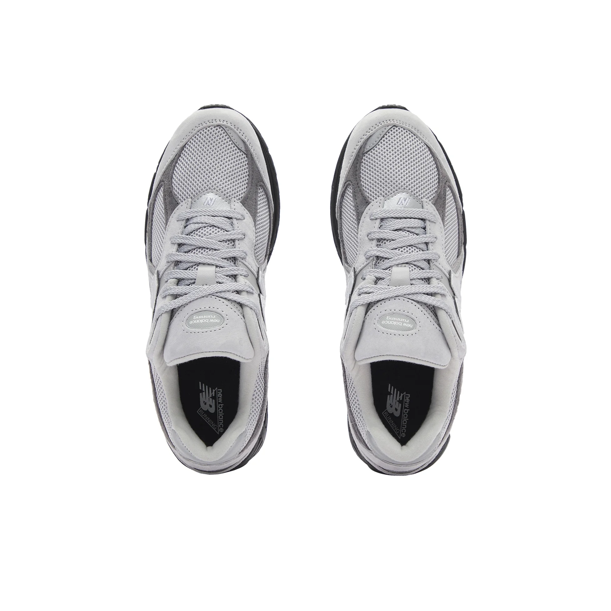 حذاء الجري New Balance NB 2002R Retro متعدد الاستخدامات ممتص للصدمات ومتين ومنخفض القطع للرجال والنساء، رمادي
