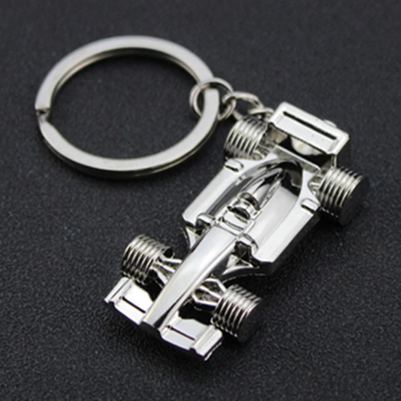 Fashion Mini  Racing Car Styling Pendant Keychain For Men Handbag Activity Gift