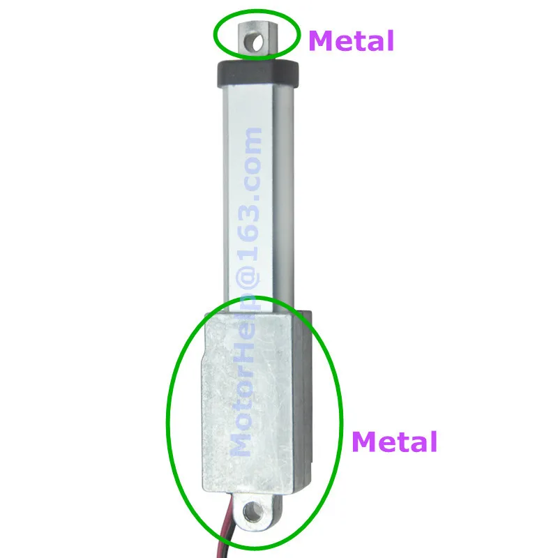 Customized 6V 12V 24V actuador lineal electric Linear Actuator motor cylinder 30/50mm 75mm 100mm stroke for Robotics Automation