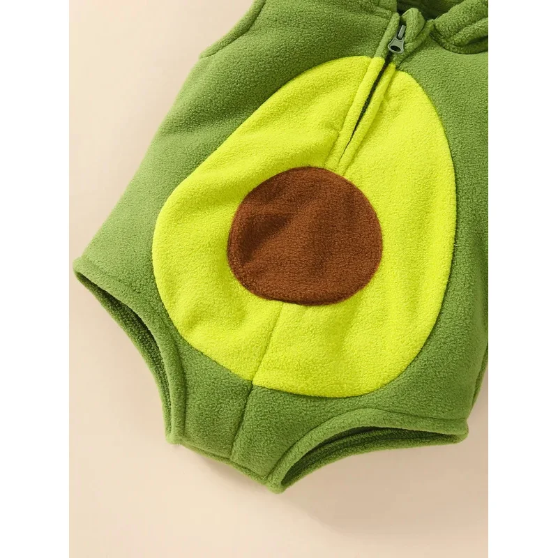 0-24 متر طفلة صبي الأفوكادو زي الرضع طفل هوديي ارتداءها قصيرة رومبير بوريم هالوين فستان بتصميم حالم مع جوارب mb.3