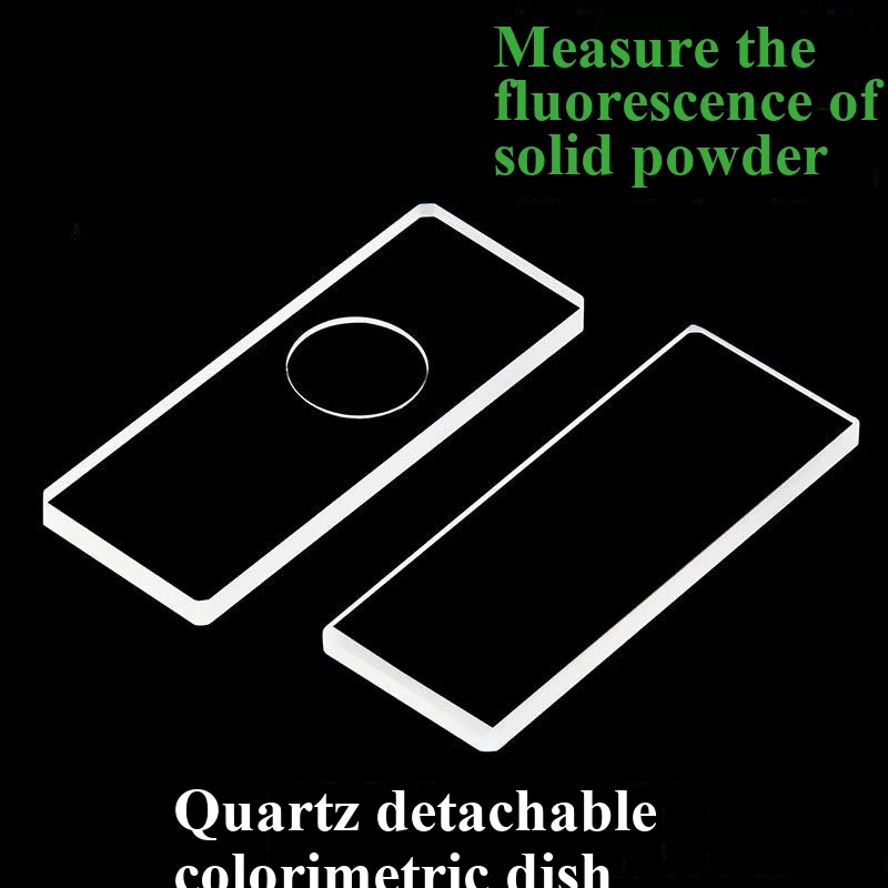 Quartz detachable colorimetric dish with UV transmittance of 0.4mm optical path micro sample cell