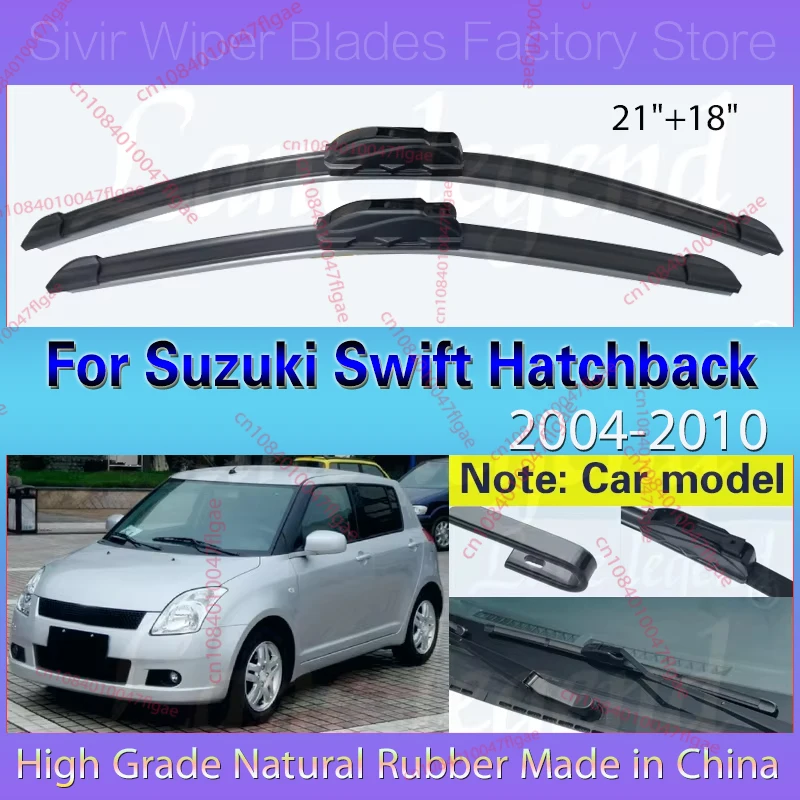 

Car Windshield Wiper Blades Fit For Suzuki Swift Hatchback 2004 2005 2006 2007 2008 2009 2010 Soft Rubber Auto Front Windscreen