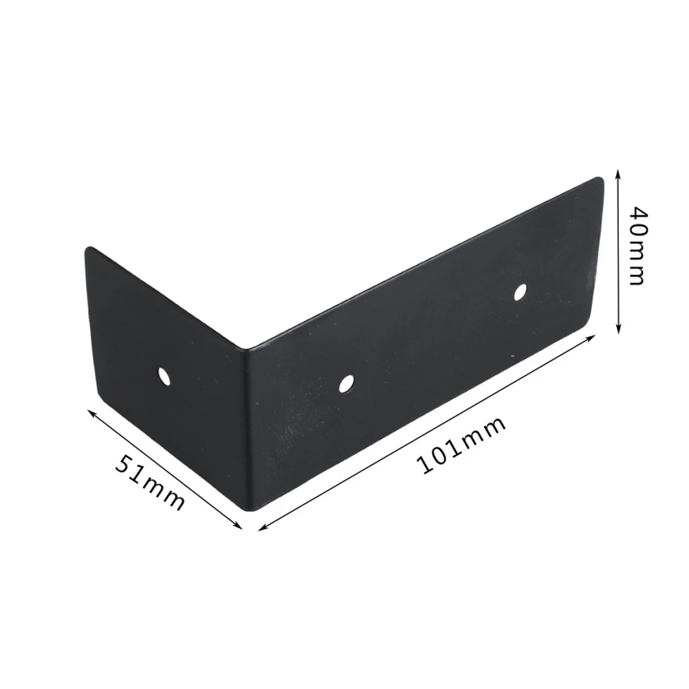 

4pcs Iron Decorative Box Floating Shelf Supporter Corner Brackets Heavy Duty L Shape Shelf Bracket Hardware