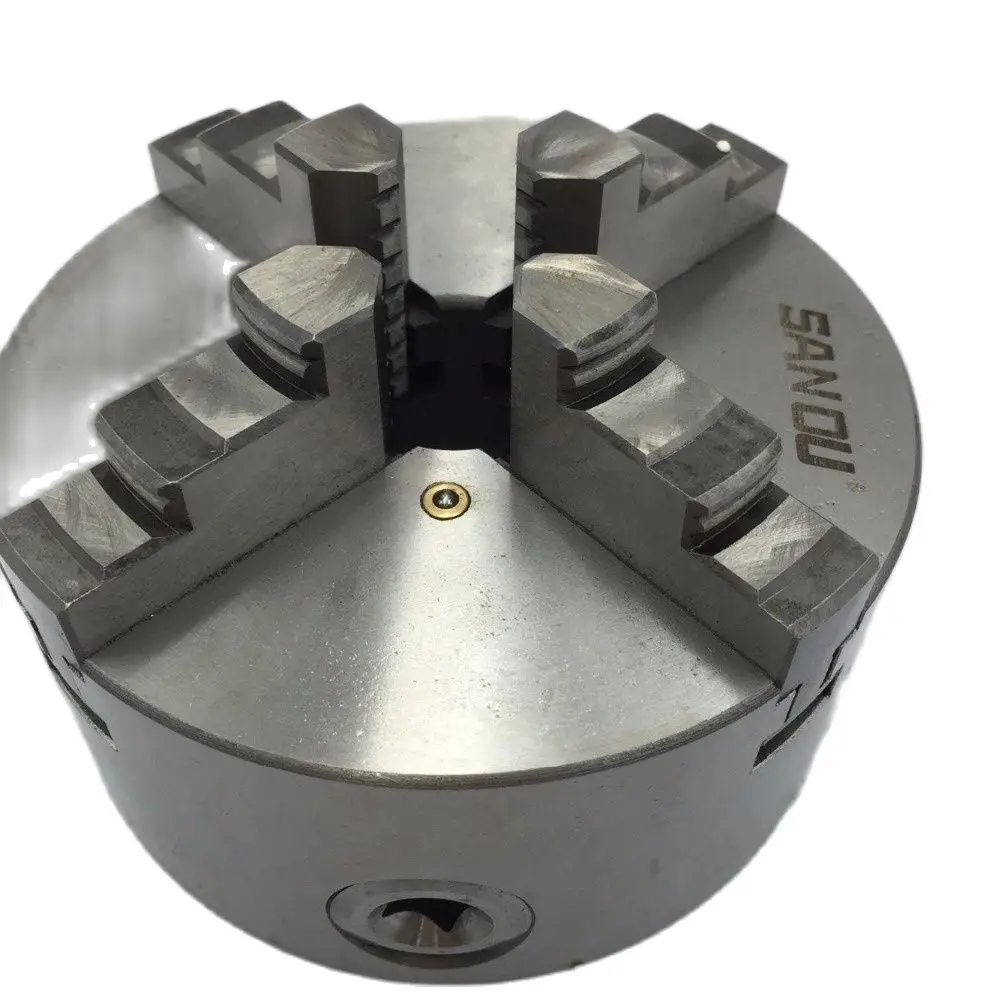 CNC Jaw Chuck Self-Centering 8 "K12-200 K12 200เหล็กชุบแข็งสำหรับ CNC หมุนแกนเครื่องมิลลิ่ง