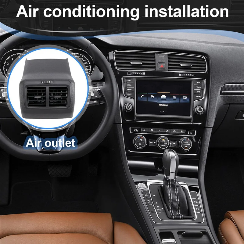 ABIB-задний воздухозаборник подмышками, задний воздуховыпускной отверстие для кондиционера, крышка ремня 5GG 819 203, для Golf 7 MK7