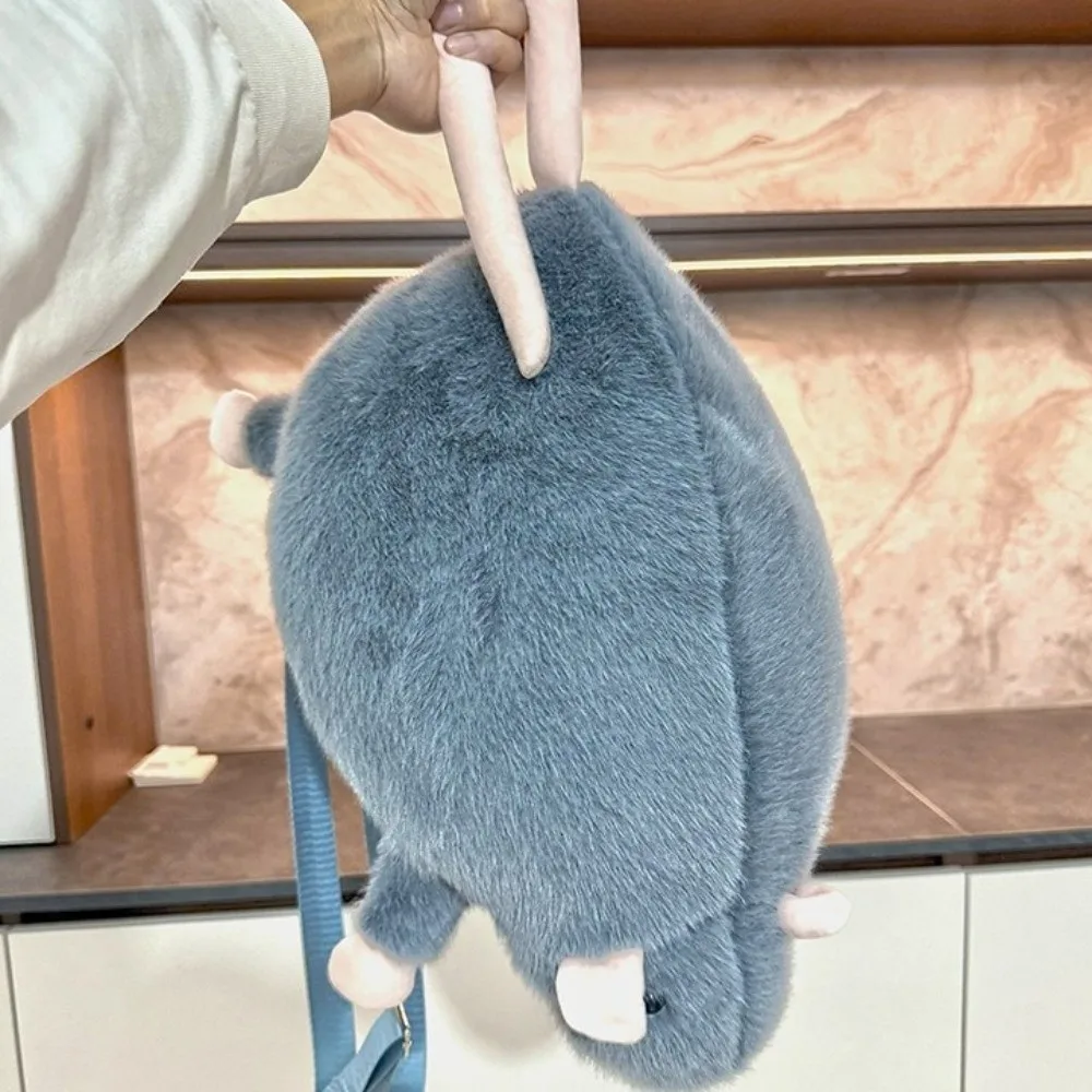 Nieuwe Cartoon Bloemtak Rat Rugzak Bloemtak Rat Pop Zachte Muis Pop Leuke Realistische Muis Rugzak