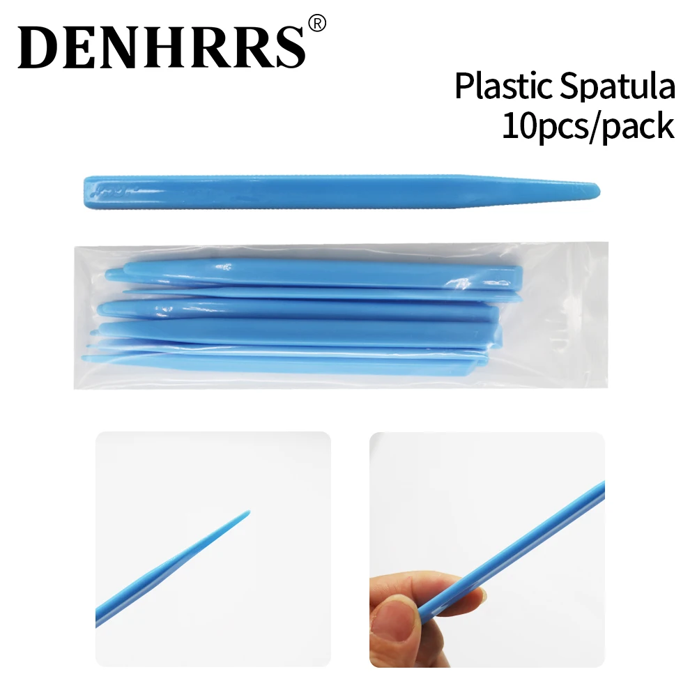 

10PcsDental Mixing Spatula Plastic Mixing knife Cement Powder Plaster Mixing Material For Impression Mixed Pad Dentist Lab Tools