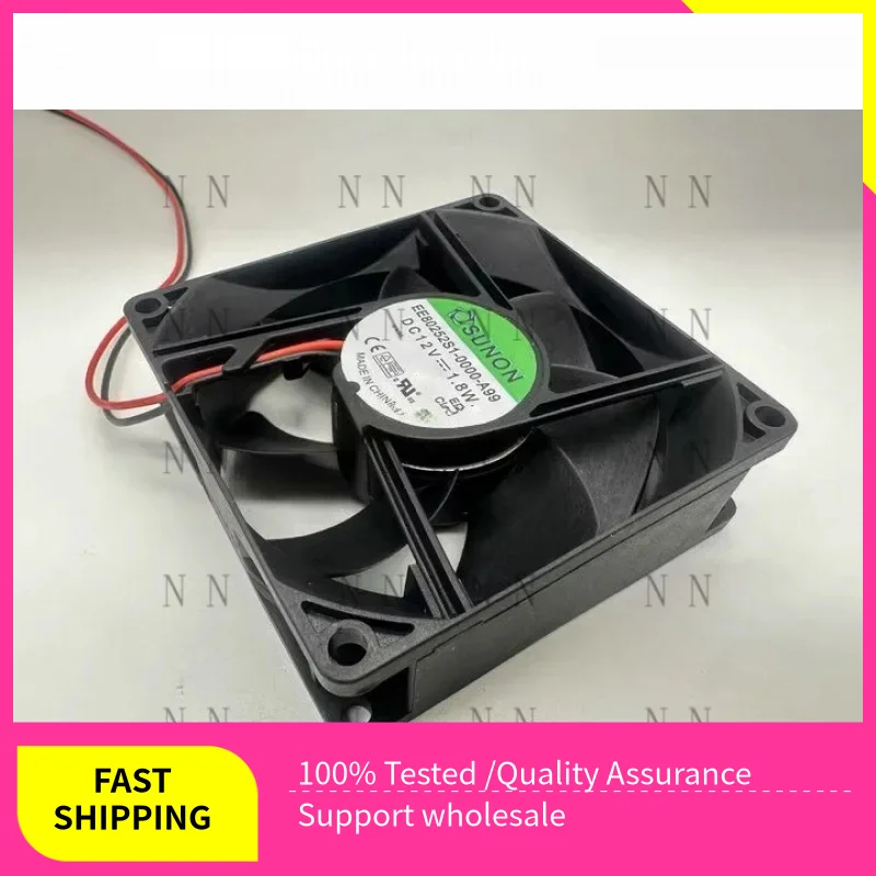 WEP  NEW FOR SUNON EE80252S1-0000-A99 DC12V 1.8W 80*25MM Cooling Fan