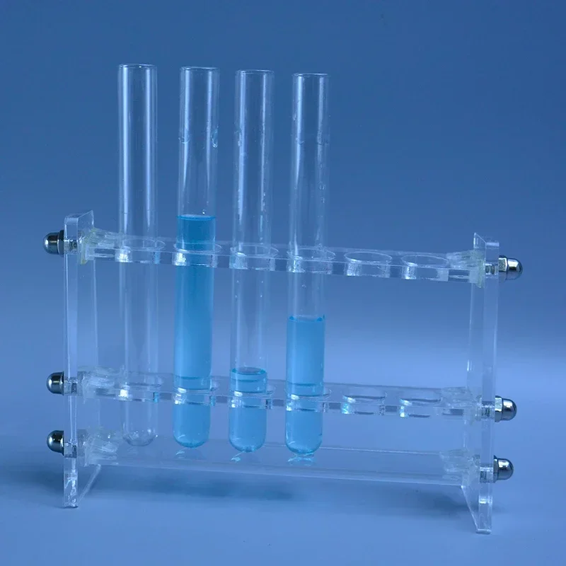 5pcs Borosilicate  tube Glassware Test Tube Pyrex Glass Blowing Tubes Laboratory School Educational Supplies with stoppers