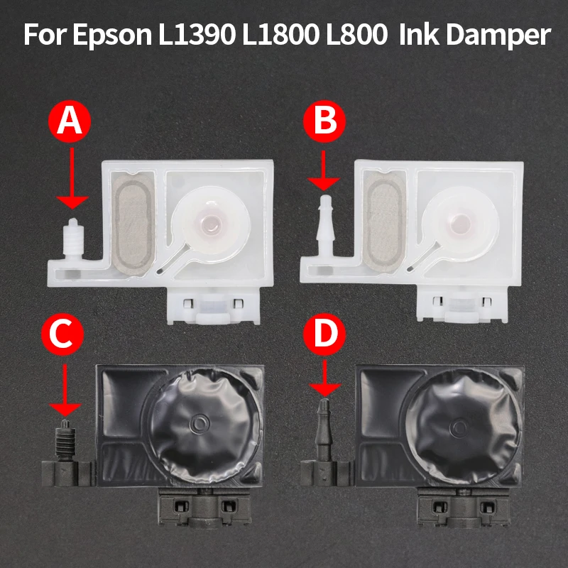 10szt 200szt Tłumik atramentu do drukarki Epson L1390 L1800 L800 L1400 1500W 1430 L805 T50 Mutoh Inkjet i3200 i1600 4720 XP600 5113 — zdjęcie produktu 2