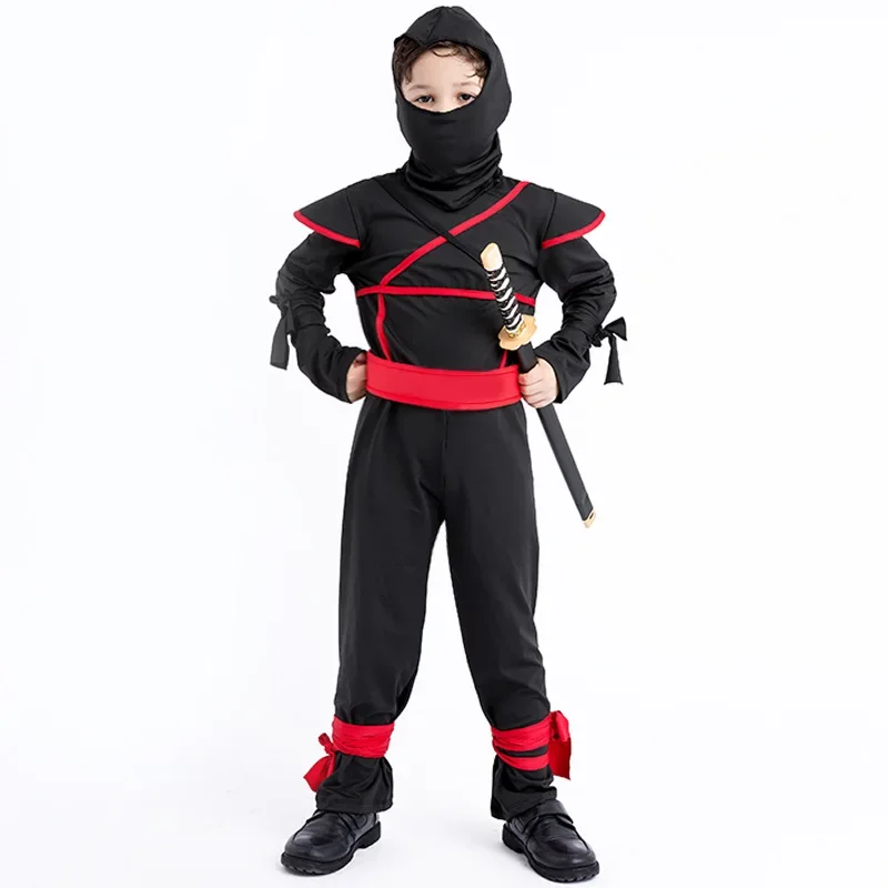 Children's Game Cosplay Masked Warrior Performance Costume