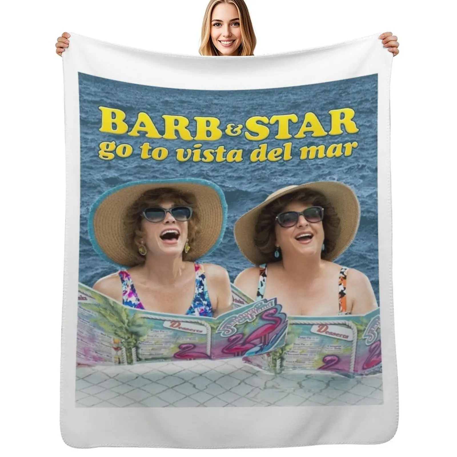 BARB and STAR go to visita del mar new 2021 Throw Blanket Camping Shaggy Soft Beds blankets ands Stuffeds Blankets