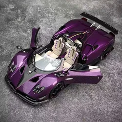 1:24 Pagani Zonda HP Barchetta Alloy Concept Sports Car Model Diecasts Metal Racing Vehicles Car Model Sound Light Kids Toy Gift