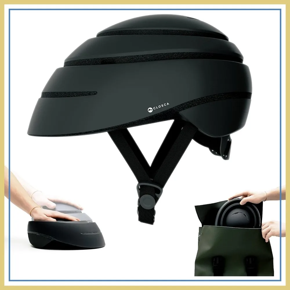 

Foldable Bike Helmet for Adults, Bicycle Scooter Skateboard, CPSC Certified, Lightweight Urban Safety
