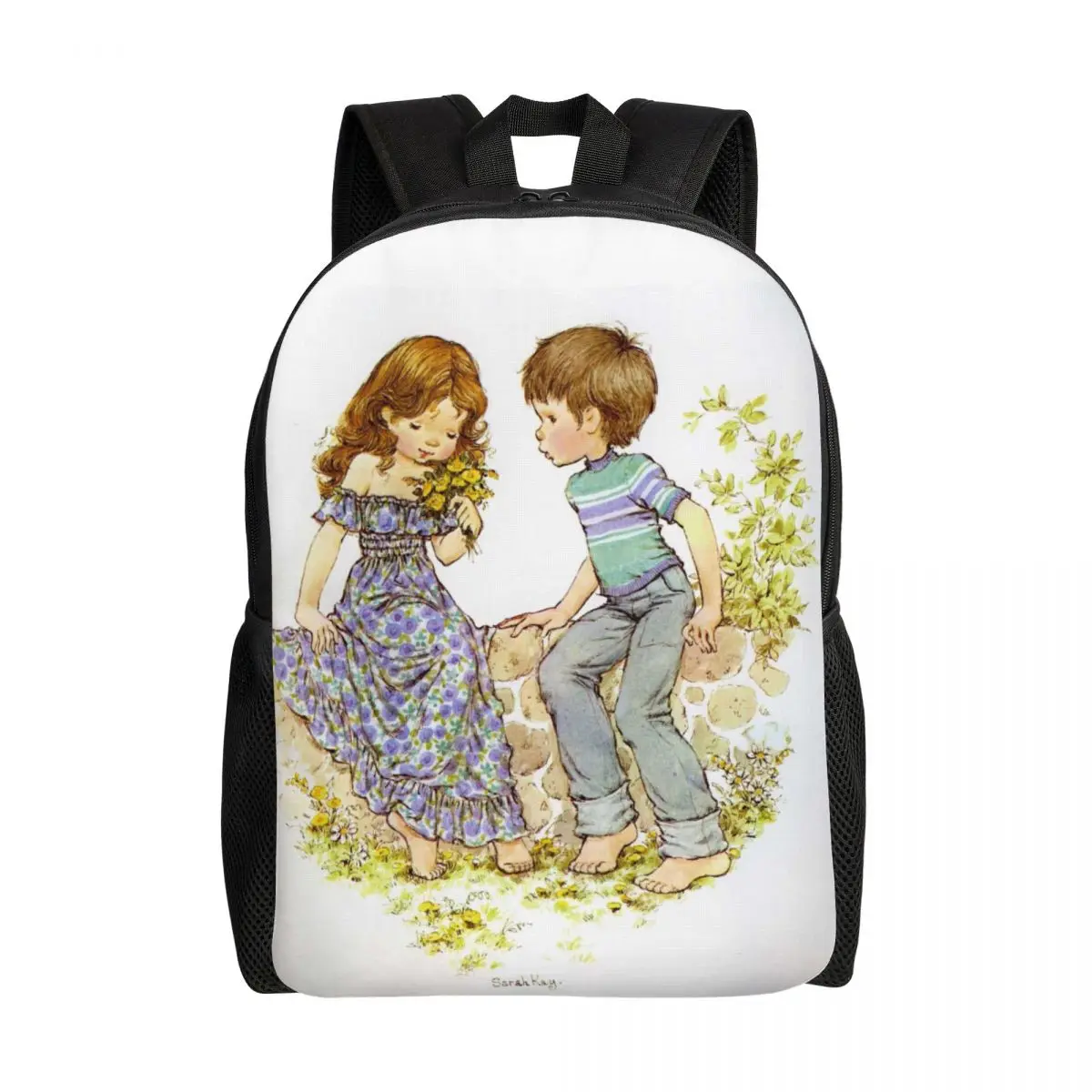 

Personalized Sweet Sarah Kay Backpack Men Women Basic Bookbag for College School Bags