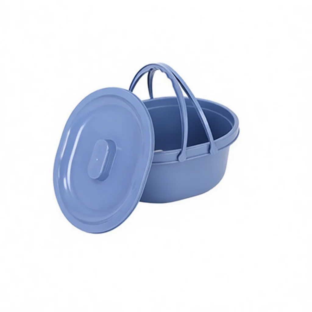 Portable Toilet Container Thickened Plastic Commode Bucket Odor Resistant Bedside Potty For Disabled Senior Nursing Aid