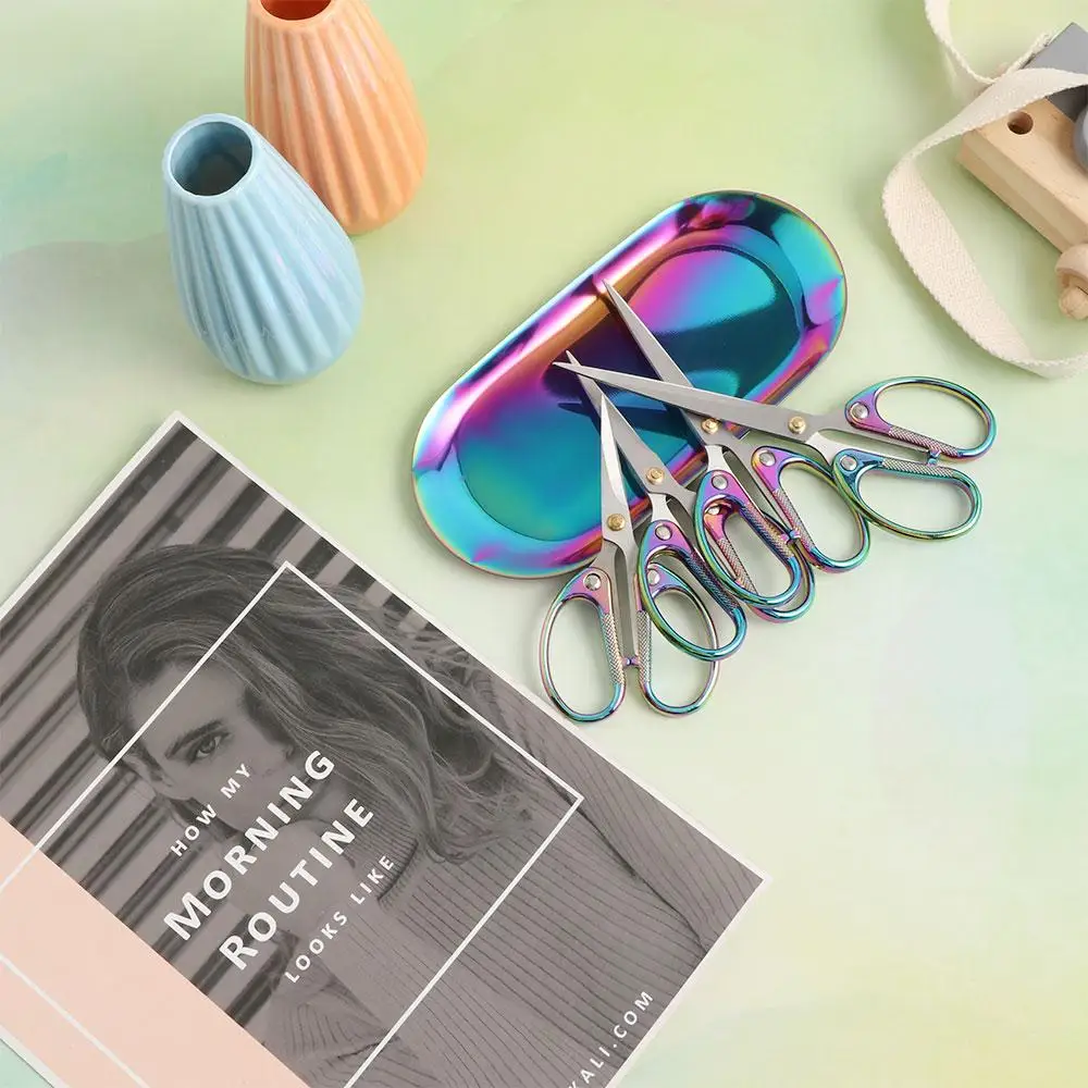 

1Pc Vintage DIY Dressmaking Tools Embroidery Paper Needlework Tool Sewing Scissors Tailor Shears Fabric Cutter