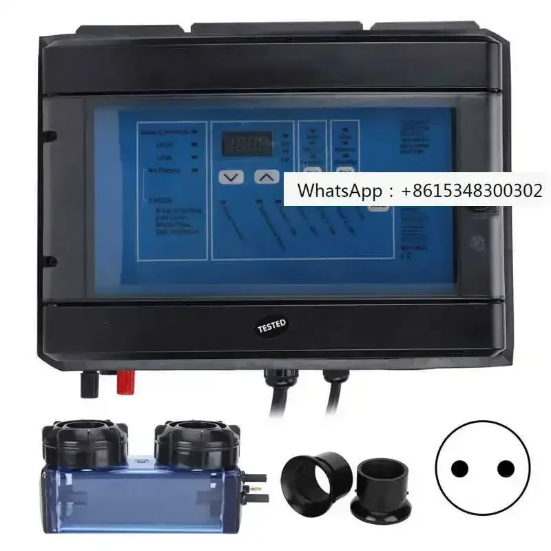 

20g/h 50g/h Electrolytic Salt C-hlorine Machine 100W Generator for Swimming Pool SPA Water Treatment Machines AU EU Plug