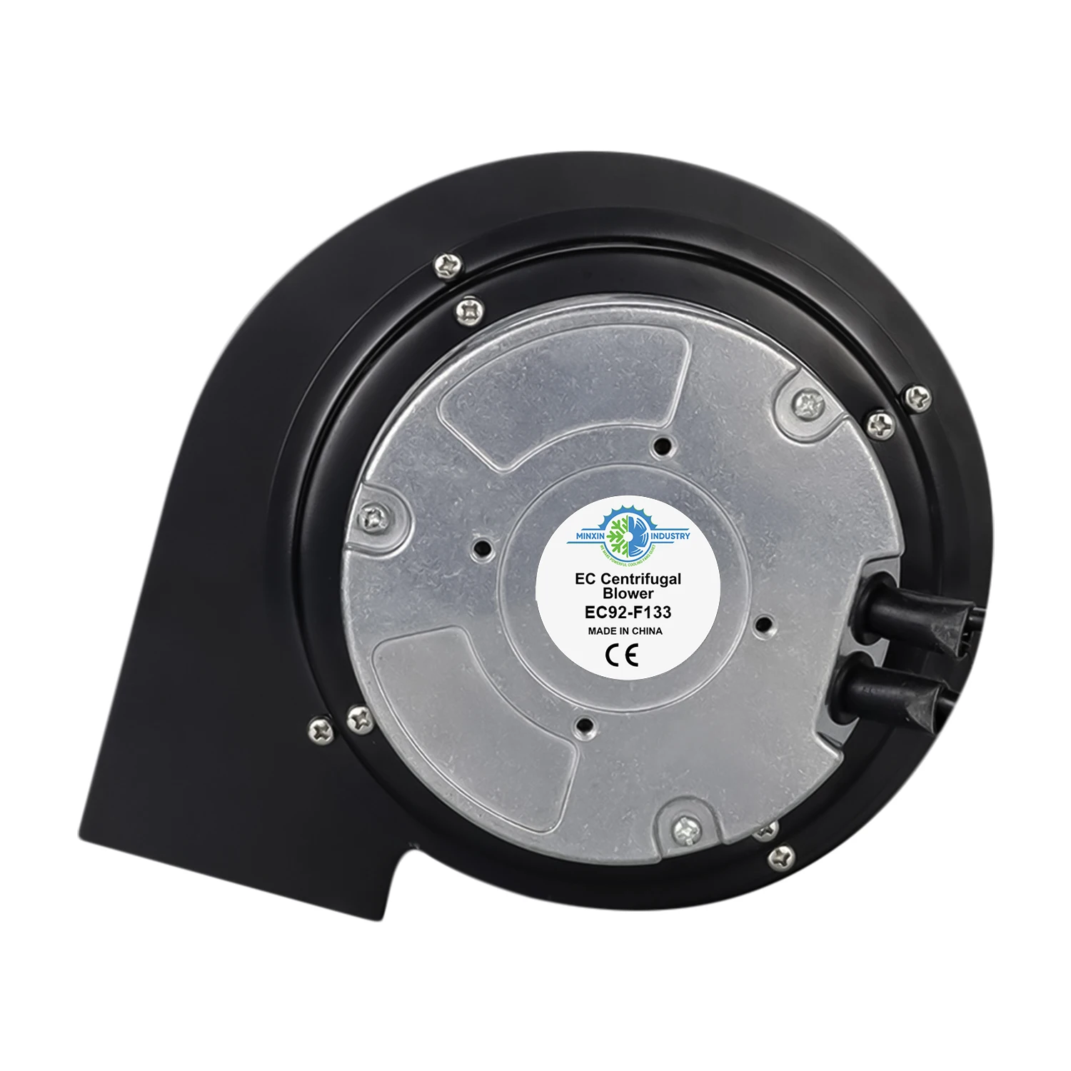 133 مللي متر EC الصناعية إلى الأمام منحني الطرد المركزي العادم منفاخ مروحة المحرك التجارة