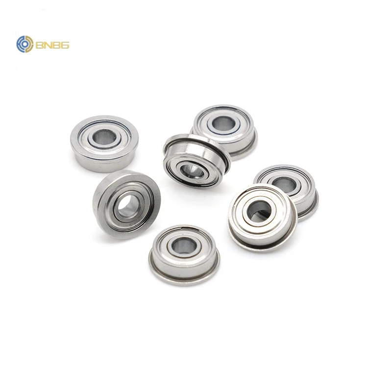 10PCS  F694ZZ Flange Bearing 4x11x4 mm ABEC-3 ( 10 PCS ) Flanged F694 Z ZZ Ball Bearings F619/4ZZ By RainDew