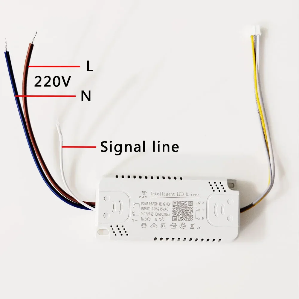 APP Control LED Driver 2.4G Remote Intelligent LED Transformer 12-24W 40W 80W 120W 360W For Dimmable Color-changeable Chandelier