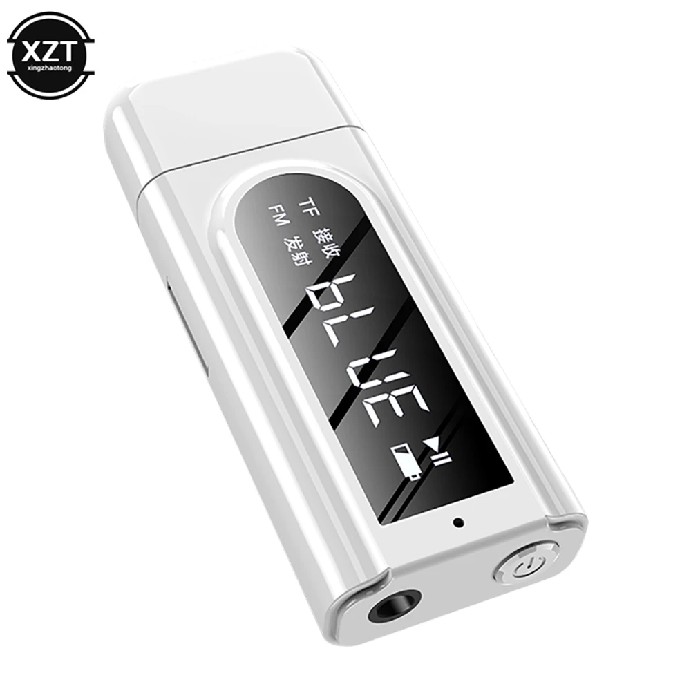 NEWEST 6 In 1 Bluetooth 5.0 USB Receiver Transmitter LED Display MP3 Player Aux Car FM TV PC TF Wireless Audio Stereo Adapter