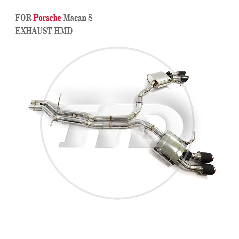 HMD Stainless Steel Exhaust System Performance Catback For Porsche Macan S GTS 95B 3.0T Muffler With Valve