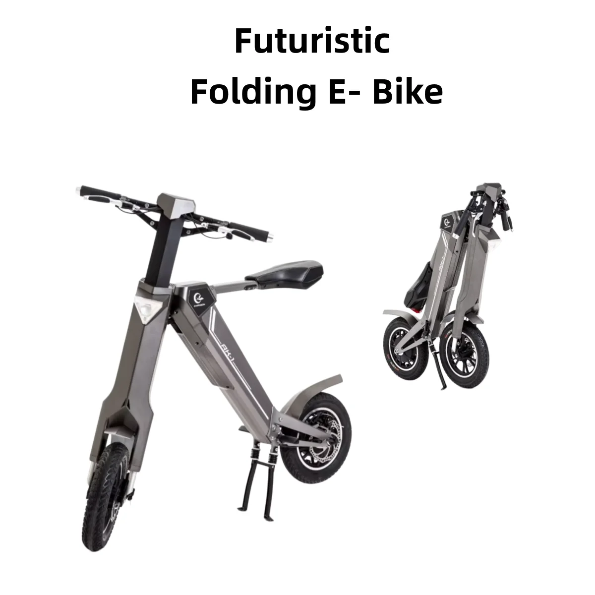 Automatic Folding Electric Bike, 48V 350W Powerful Battery, Two Wheel Convenient Commuter Bicycle for Urban Use