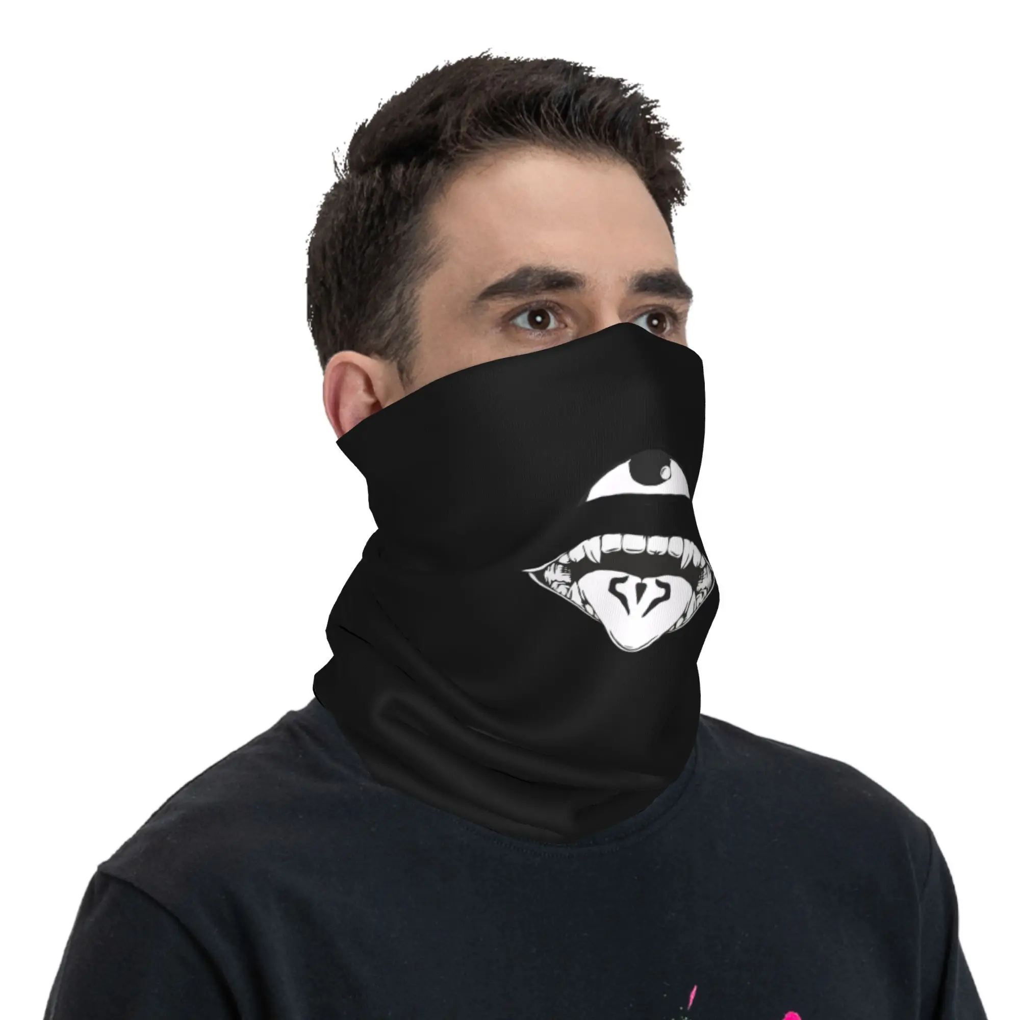 

Jujutsu Sukuna Mouth Kaisen комикс бандана на шею шарф с принтом теплый велосипедный шарф велосипедный унисекс для взрослых ветрозащитный