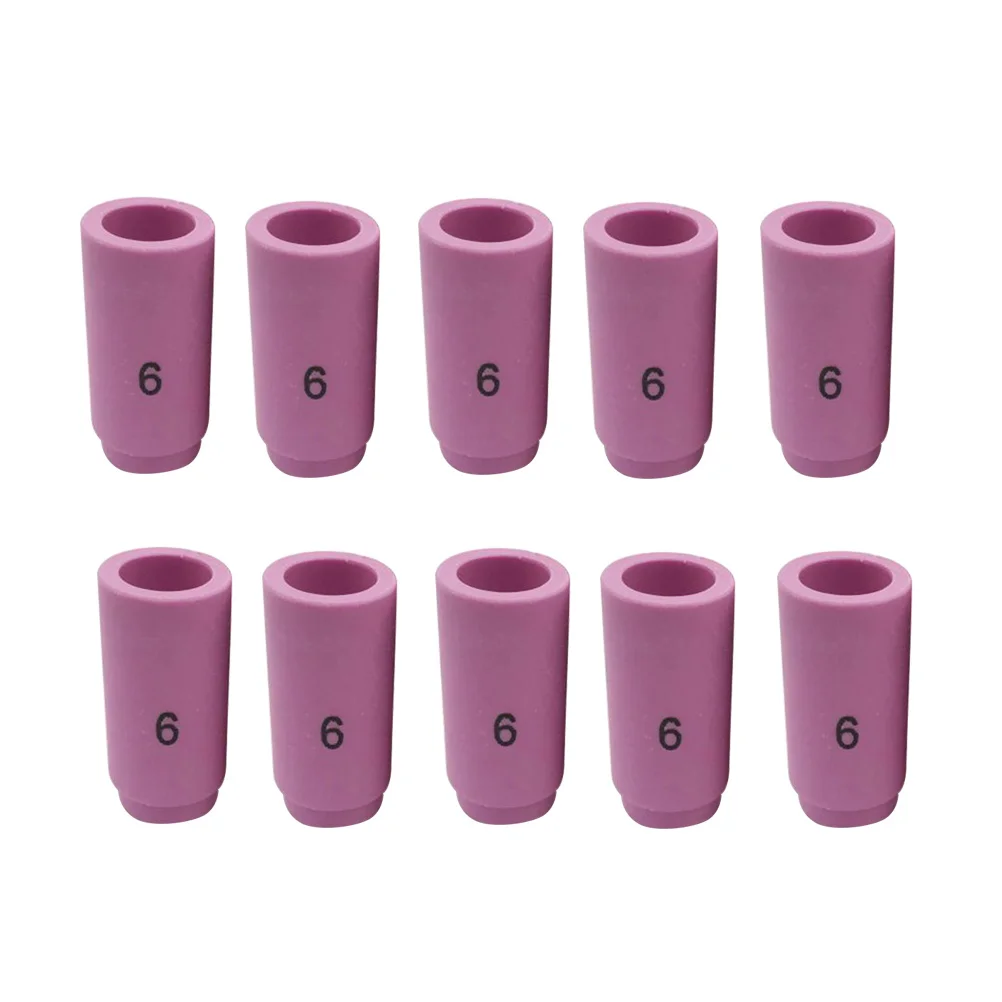 

10Pcs Ceramic Argon Arc Welding Nozzles Low Burn-Loss Long Service Life for Tig Welding Torch Wp9 Wp17 Wp18 Wp25 Wp26