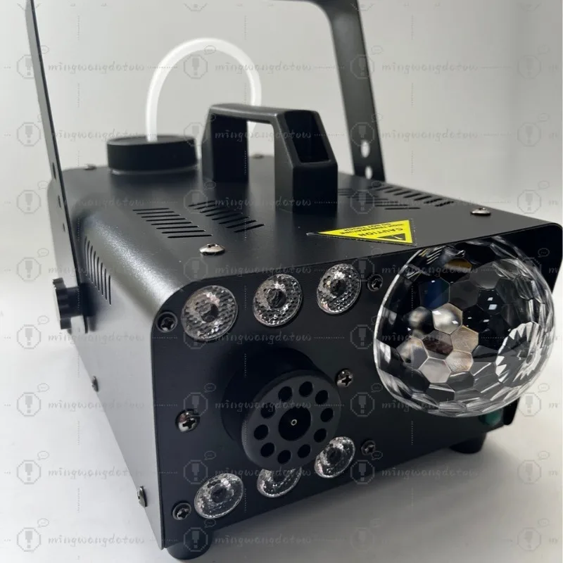 600W 3-in-1 Mini Stage Smoke Machine Magic Ball Light KTV Disco Halloween Party Effect Lamp