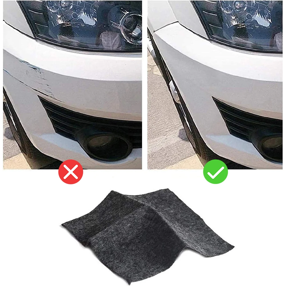 3PCS Nano Car Scratch Remover Easily Repair Multifunction Nano Magic Cloth Nano Sparkle Erase Scratch Remover for Car Scratches