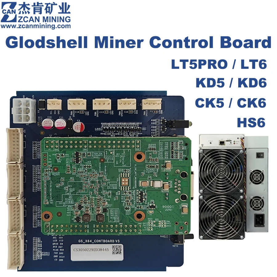 GoldshellMiner CK5 CK6 LT5pro HS6 LT6 Controller Goldshell Miner KD5 KD6 Control Board