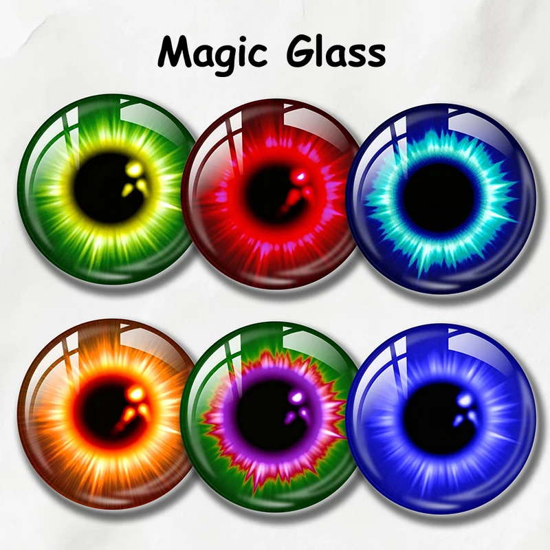 

8 мм 10 мм 12 мм 18 мм 20 мм 25 мм 30 мм 45 мм фото стекло кабошон узор круглый красочный DIY ювелирные аксессуары камея планета глаза