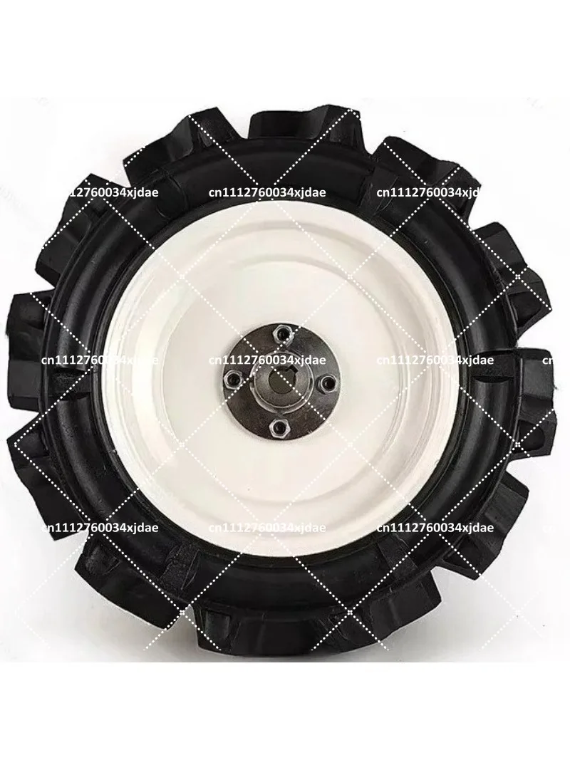 14x5.00-9 Solid Tubeless Tire with Steel Hub 17mm Hole for Electric Lawn Mower Agricultural Use