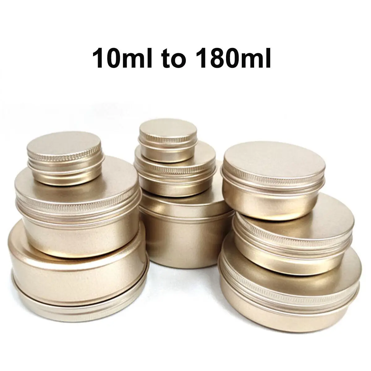 10Pcs  DIY Candle Tin Round Metal  Tins Candle Containers DIY Candle Making Empty Jars with Lids Art Crafts Supplies