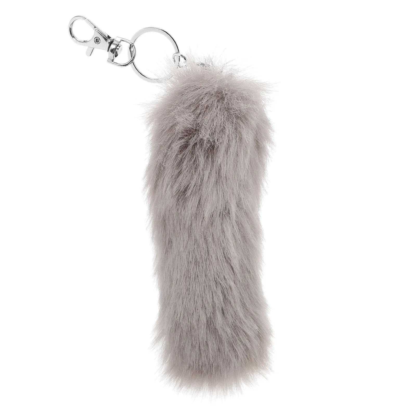 Unique Simulation Tail Keychain for Women Key Chain Pendant Bag Charm Backpack Car Key Ring Decorative Accessory Bright