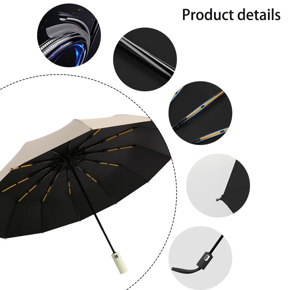 24 bone automatic folding umbrella Windproof sunshade Umbrella