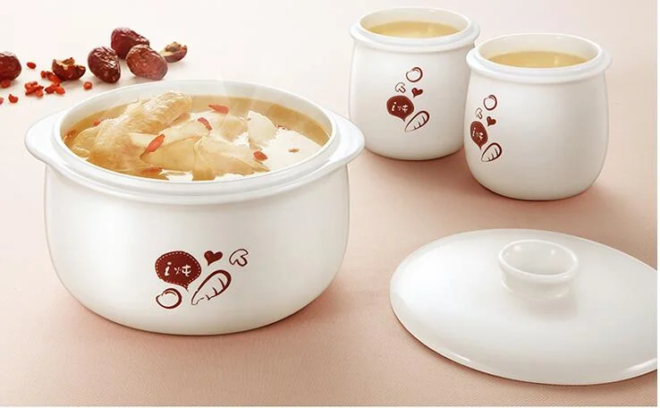 Trung Quốc Quảng Đông Gấu DDZ-118TA Điện Điện Hầm Cốc Gốm Sứ Trắng Tự Nhiên Sứ Lót 1 Cốc 3 Mật 1.8L 220V