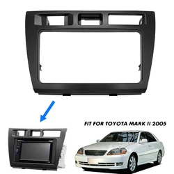 Car Radio Fascia for TOYOTA Mark II JZX110 Verossa Stereo Dash Kit Installation Fascia CD Face Plate Panel DVD Frame 2 DIN