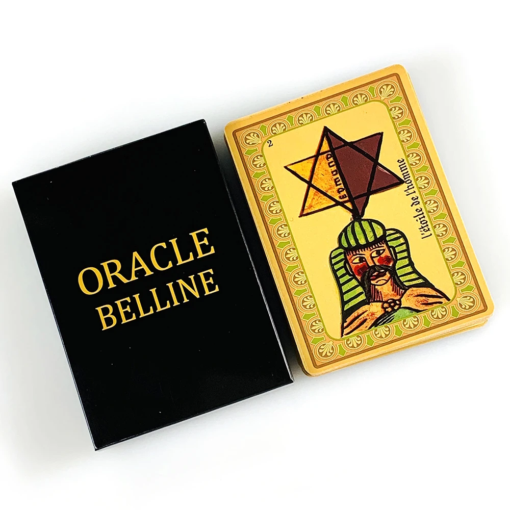Cartes Oracle Belline, version française, cartes Oracle de divination mystérieuses avec guide, lecture de la fortune spirituelle pour débutants