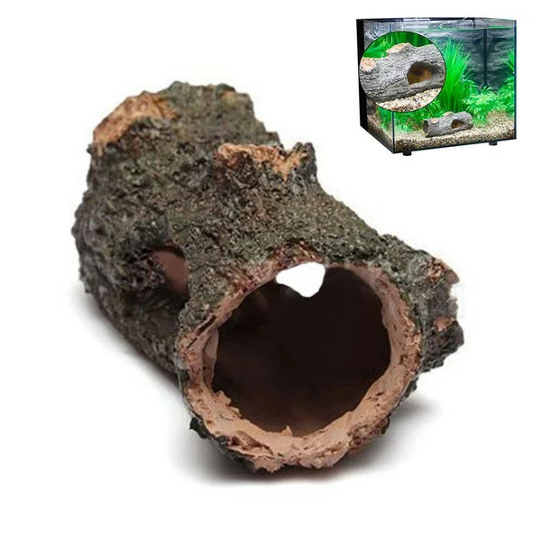 

Aquarium Ornament Hollow Hole Log Tree Tunnel Cave Fish Tank Decoration