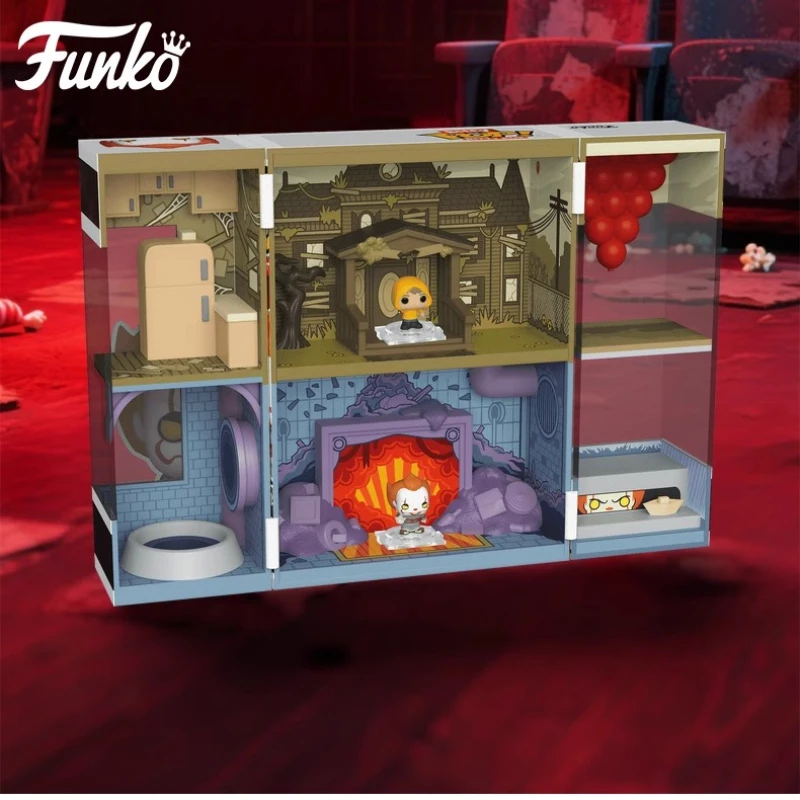 

Genuine Edition FUNKO POP It: Pennywise's Funhouse Anime Action Desktop Decoration Ornament Toys Assembly Collectible Model
