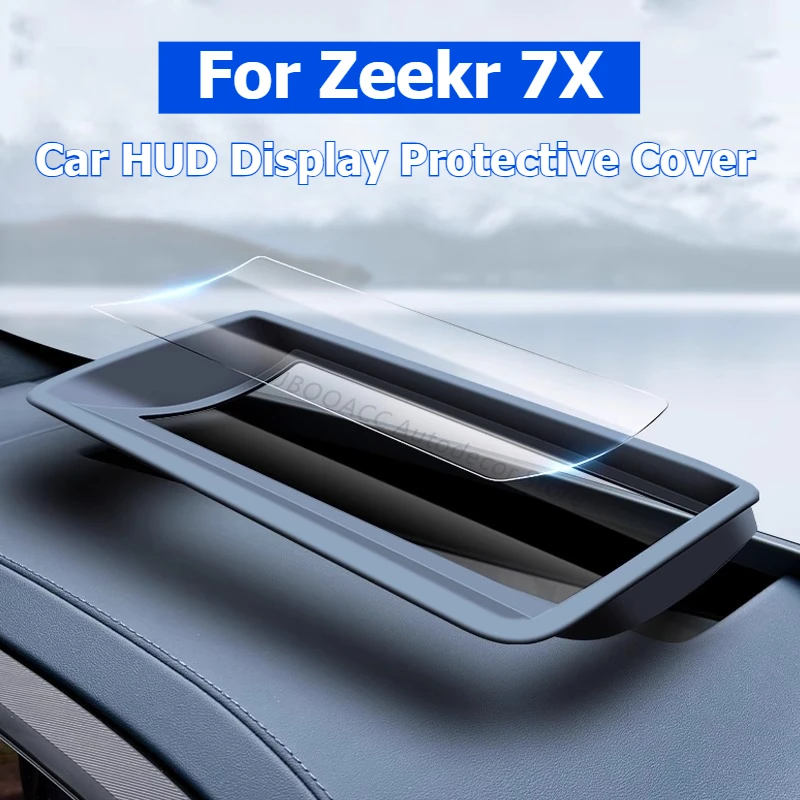 

Для Zeekr Geely 7X 007 MiX 2021-2025 Автомобильный HUD Дисплей Защитная крышка HD Проекционный дисплей Защитная антибликовая рамка дисплея