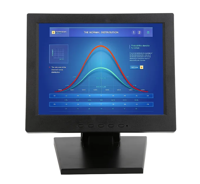 19-calowa przemysłowa metalowa obudowa Wyświetlacz LED/LCD pojemnościowy dotykowy monitor z otwartą ramką