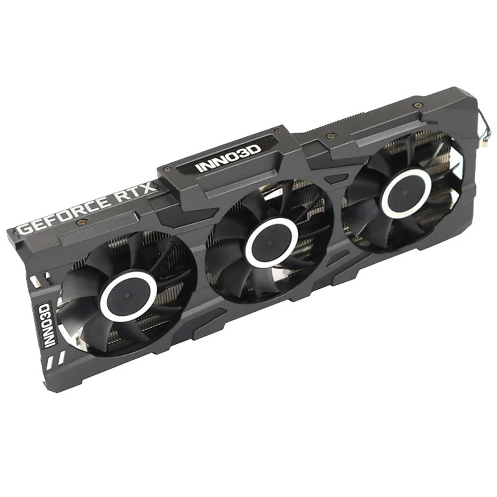 For Inno3D RTX 2080 Super GDDR6 Video Card Heatisnk with Backplane RTX2080S Graphics Card Cooling Fan